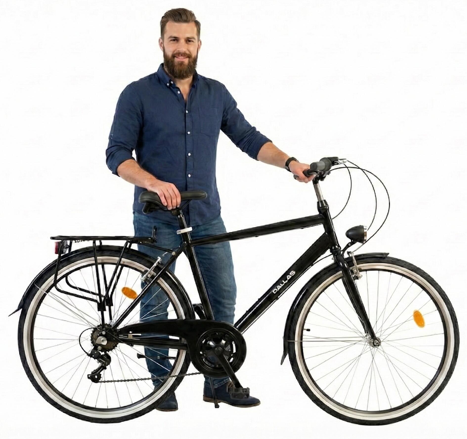 Rower Trekkingowy Męski Dallas City Trekking Stal Men 28 7spd