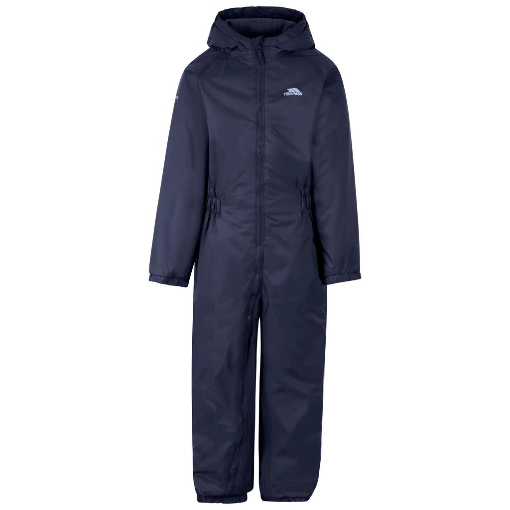 Unisex Kids Full Body Length Zip Waterproof Rain Suit - Dripdrop