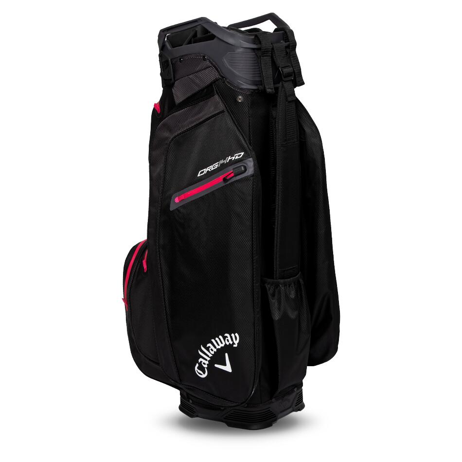 Callaway Golf ORG 14 HD 2025, Sac de transport pour le golf, Noir/Charcoal/Pink 5/6