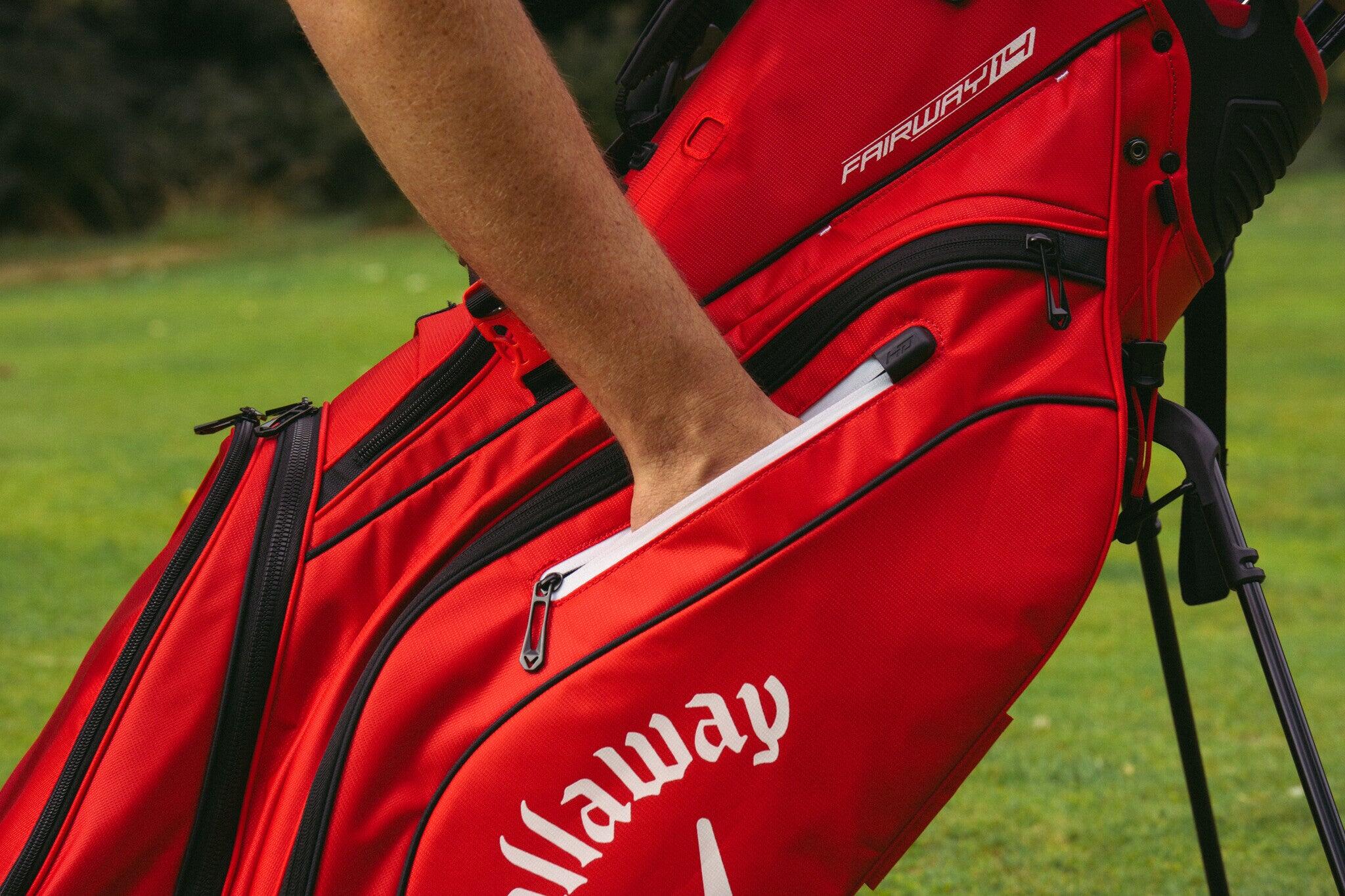 Callaway Golf Stand Fairway 14, Saco de Golfe, Vermelho/Preto/Branco 7/7