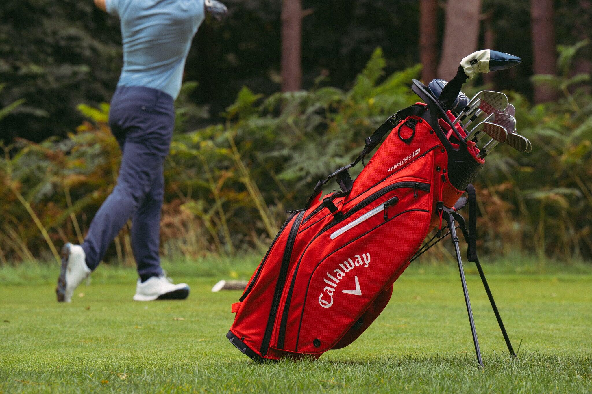 Callaway Golf Stand Fairway 14, Saco de Golfe, Vermelho/Preto/Branco 6/7