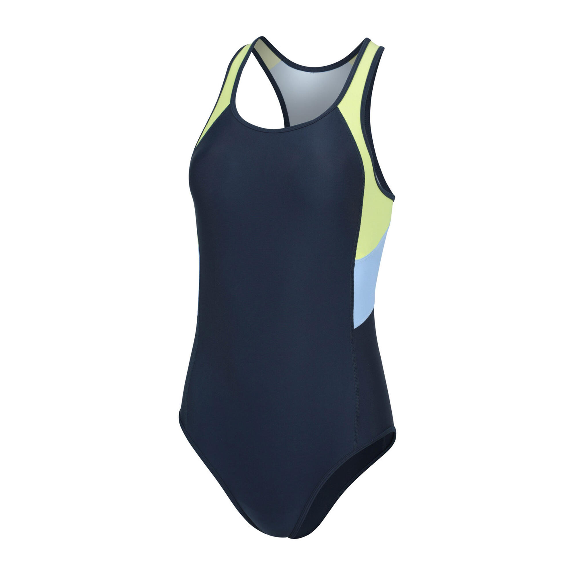 Maillot De Bain 1 Pièce TAKE THE PLUNGE Femme (Jaune) 3/4
