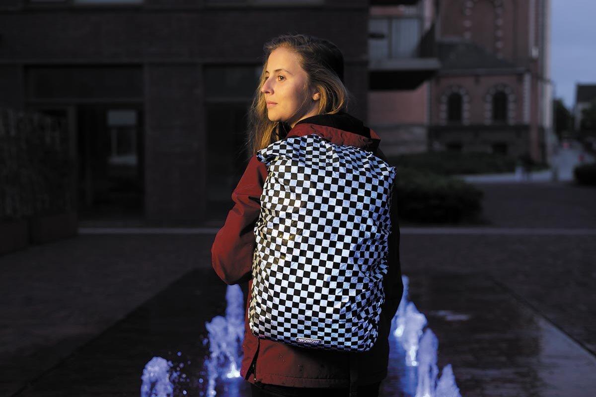 Wowow Rucksackhülle Chess FR voll reflektierend unisize 20 bis 25l 2/2