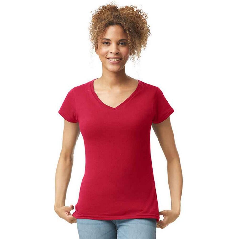 Gildan Womens/Ladies Softstyle V Neck T-Shirt