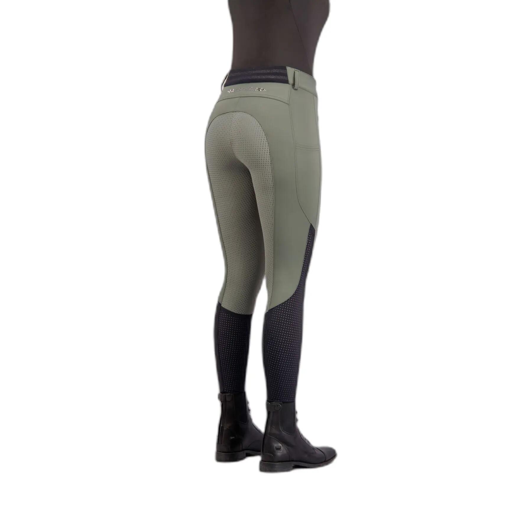 Pantaloni da equitazione full grip da donna Euro-Star Airflow 2/2