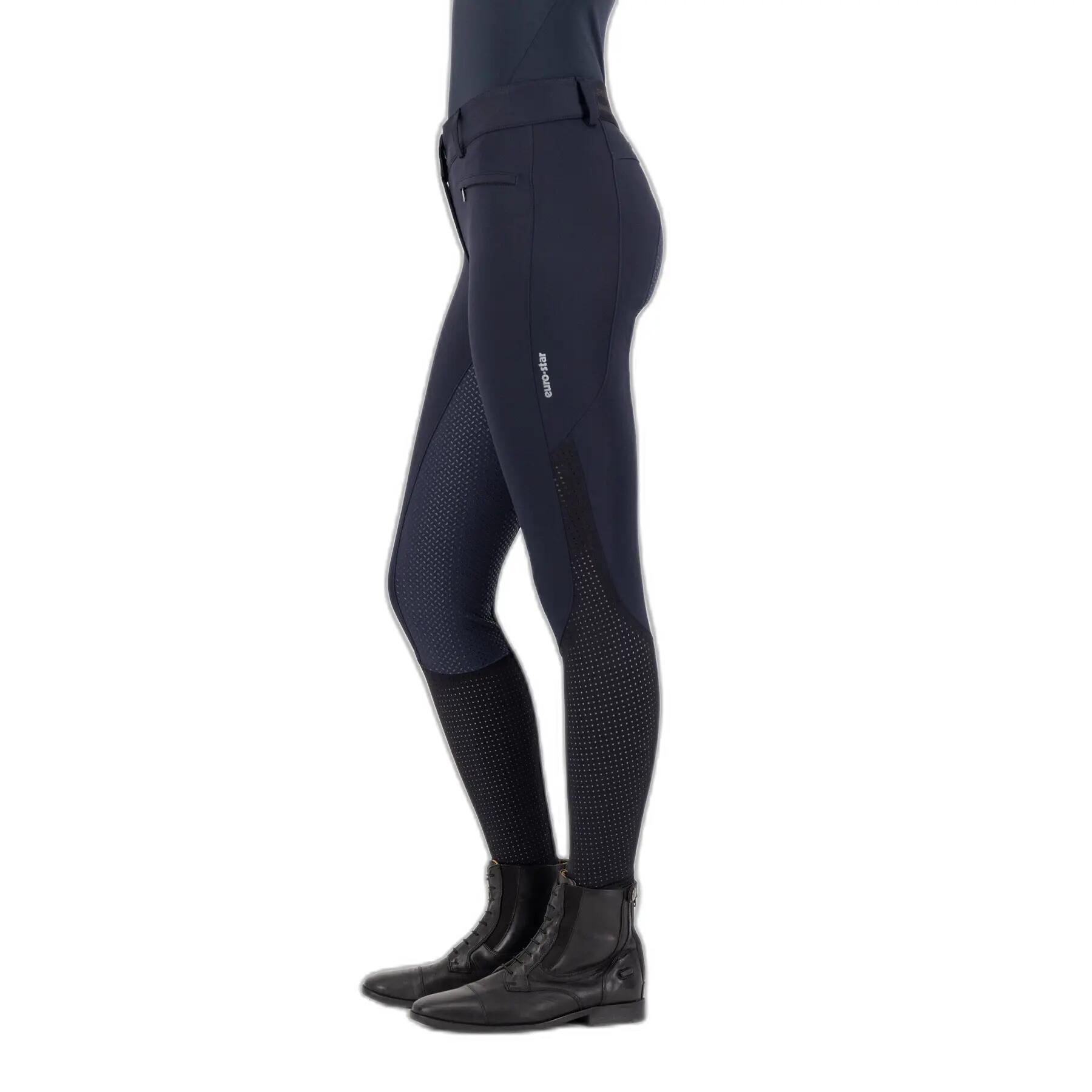 Full grip riding pants for women Euro-Star Airflow 3/4