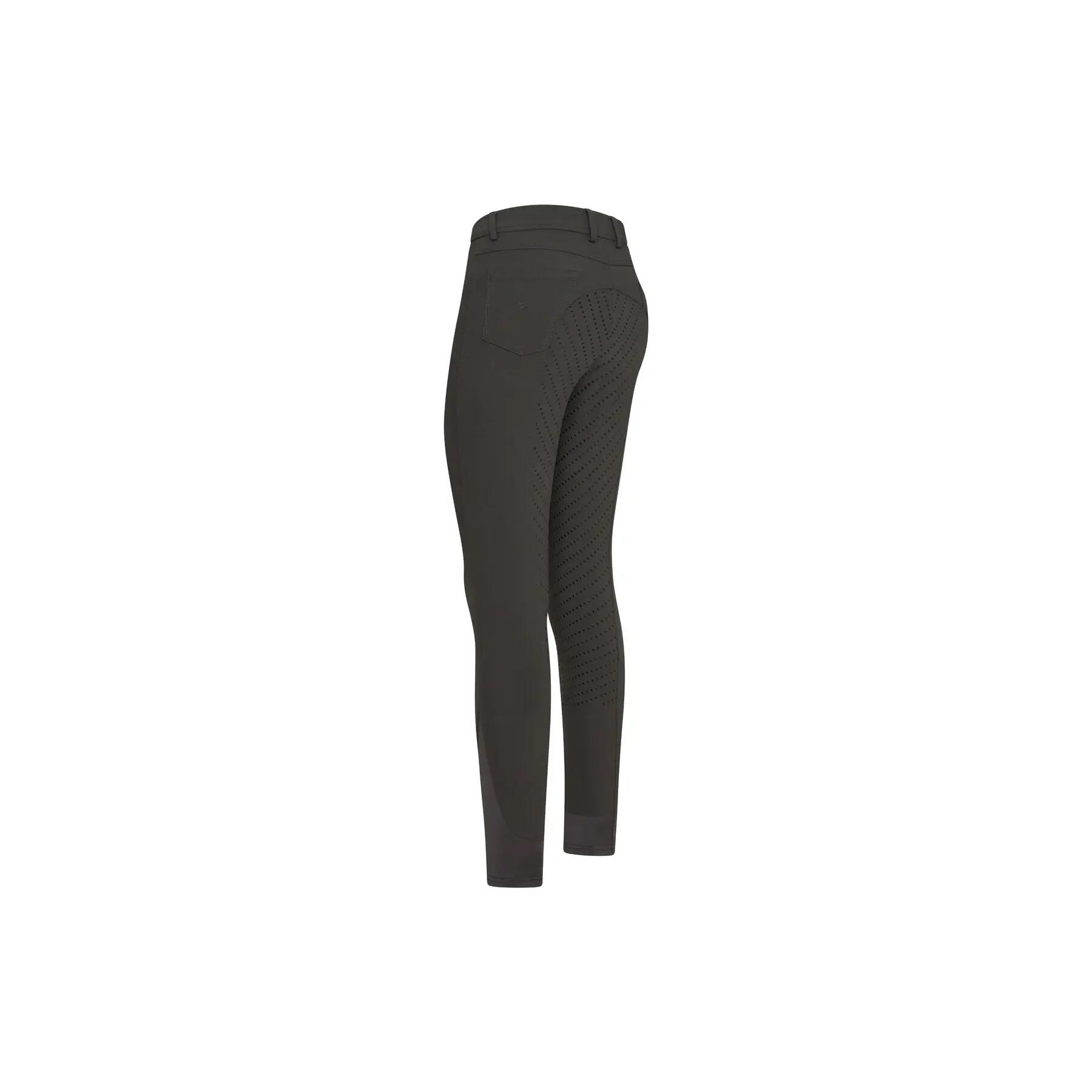 Pantaloni da equitazione full grip da donna Easy Rider Evita 2/2