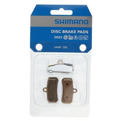 Paar metalen fietsremblokjes met splitpen shimano d02s-mx