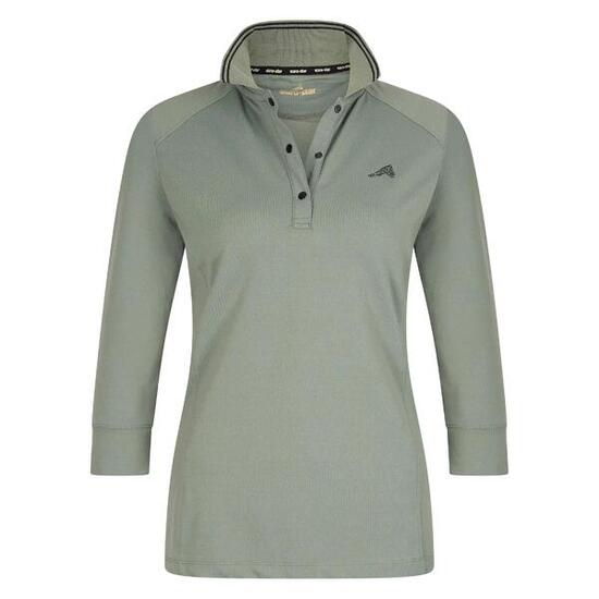 Polo d'équitation manches longues femme Euro-Star Gianna