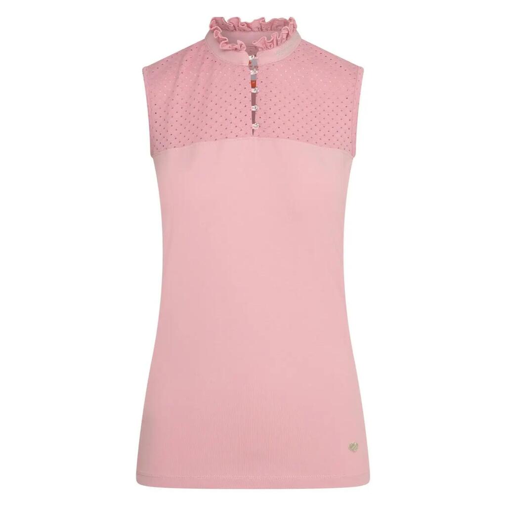 Girls' sleeveless riding polo shirt Imperial Riding Camee