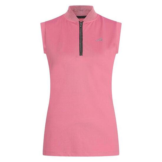 Maillot équitation sans manches demi-zip femme Euro-Star Ramona