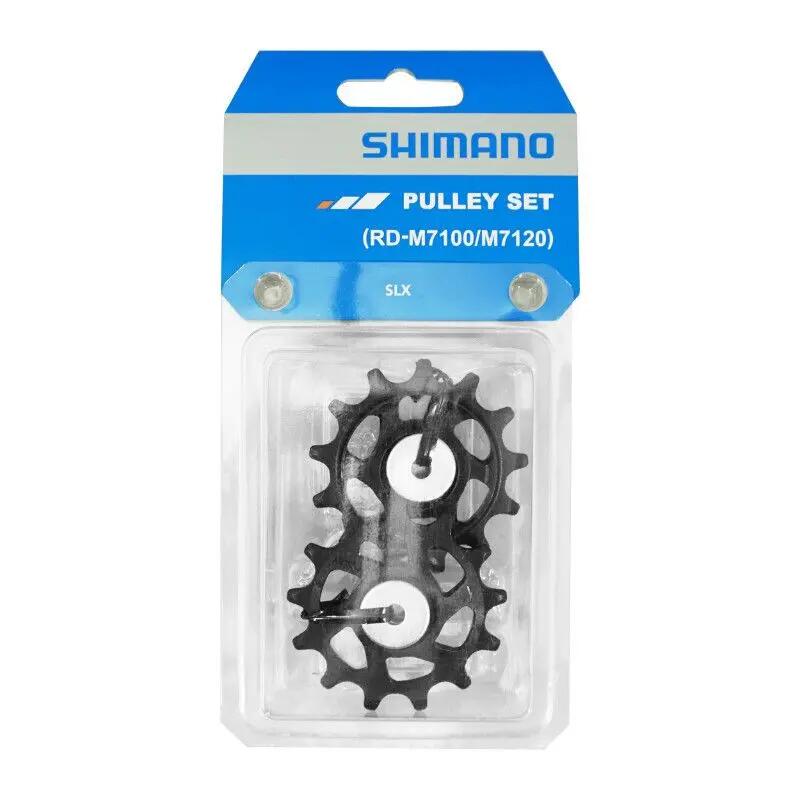 Conjunto de 2 roldanas de desviador de bicicleta Shimano SLX M7100 2/2