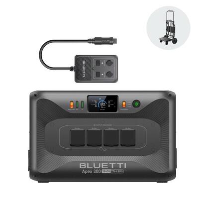 Apex 300 + hub d1 zonne-generator 2764wh all-in-one voor camping en camper