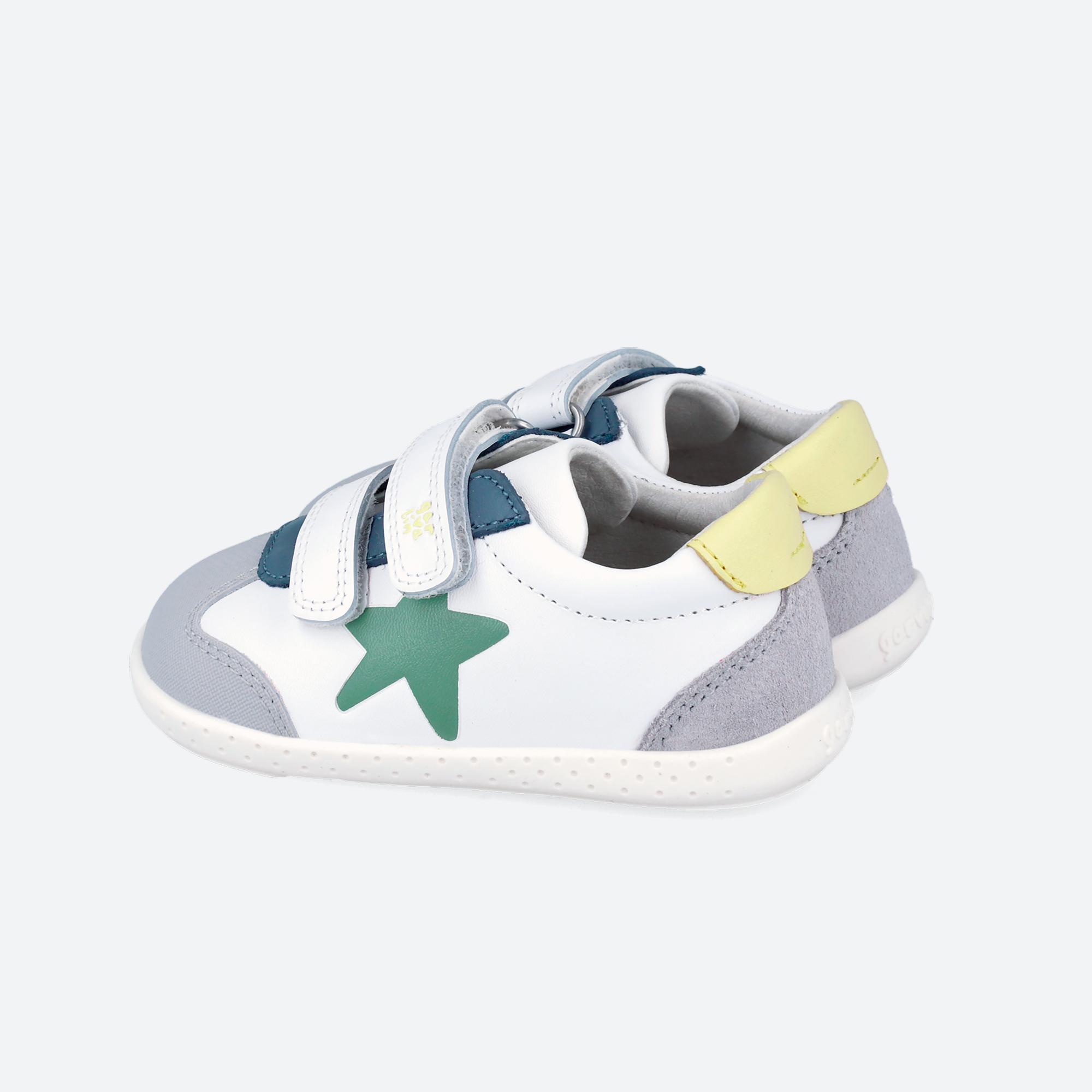 Zapatillas Bebé Garvalín 262320C Blancas Cierre Adherente 5/7