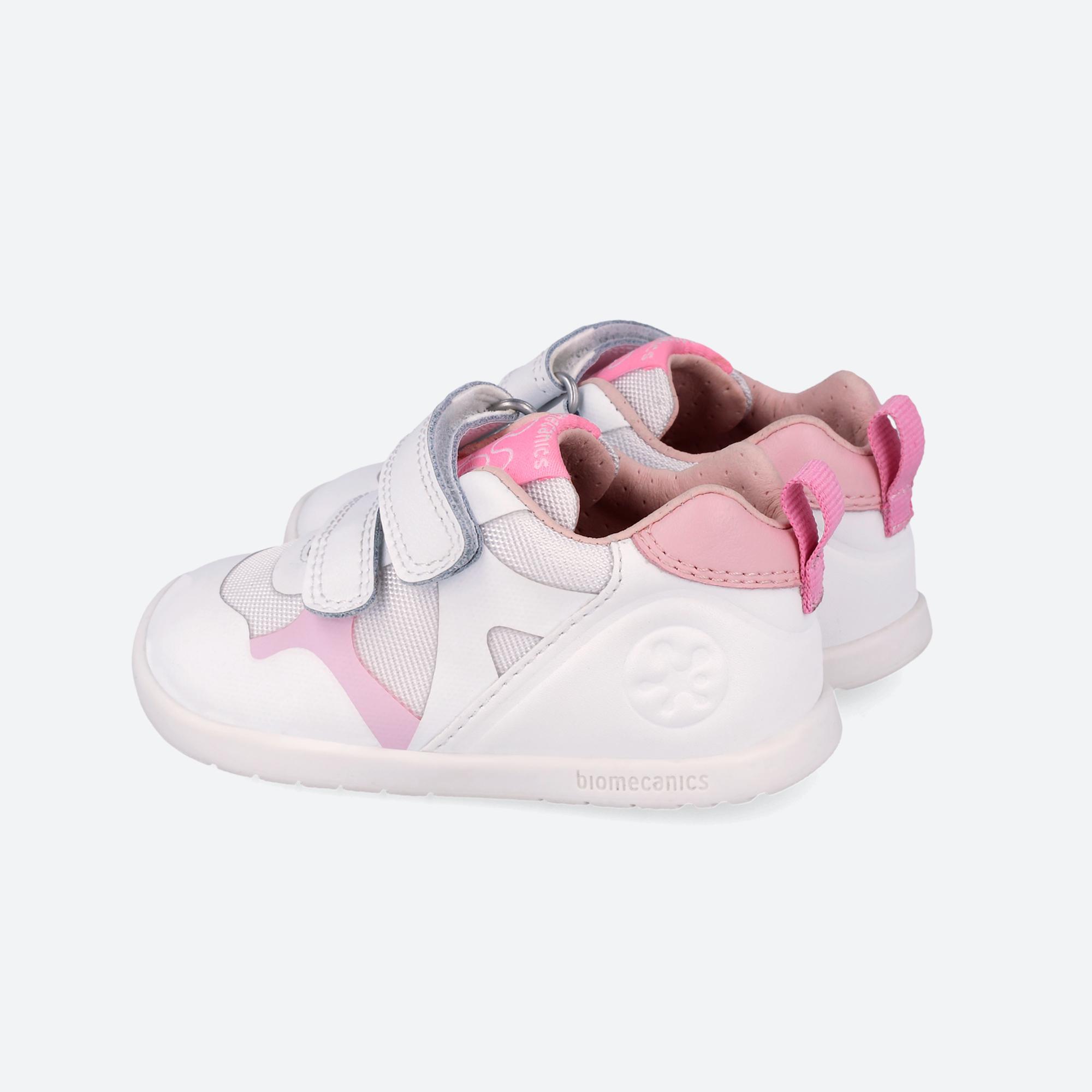 Zapatillas Barefoot Bebé Biomecanics 262165E Blancas Cierre Adherente 5/7
