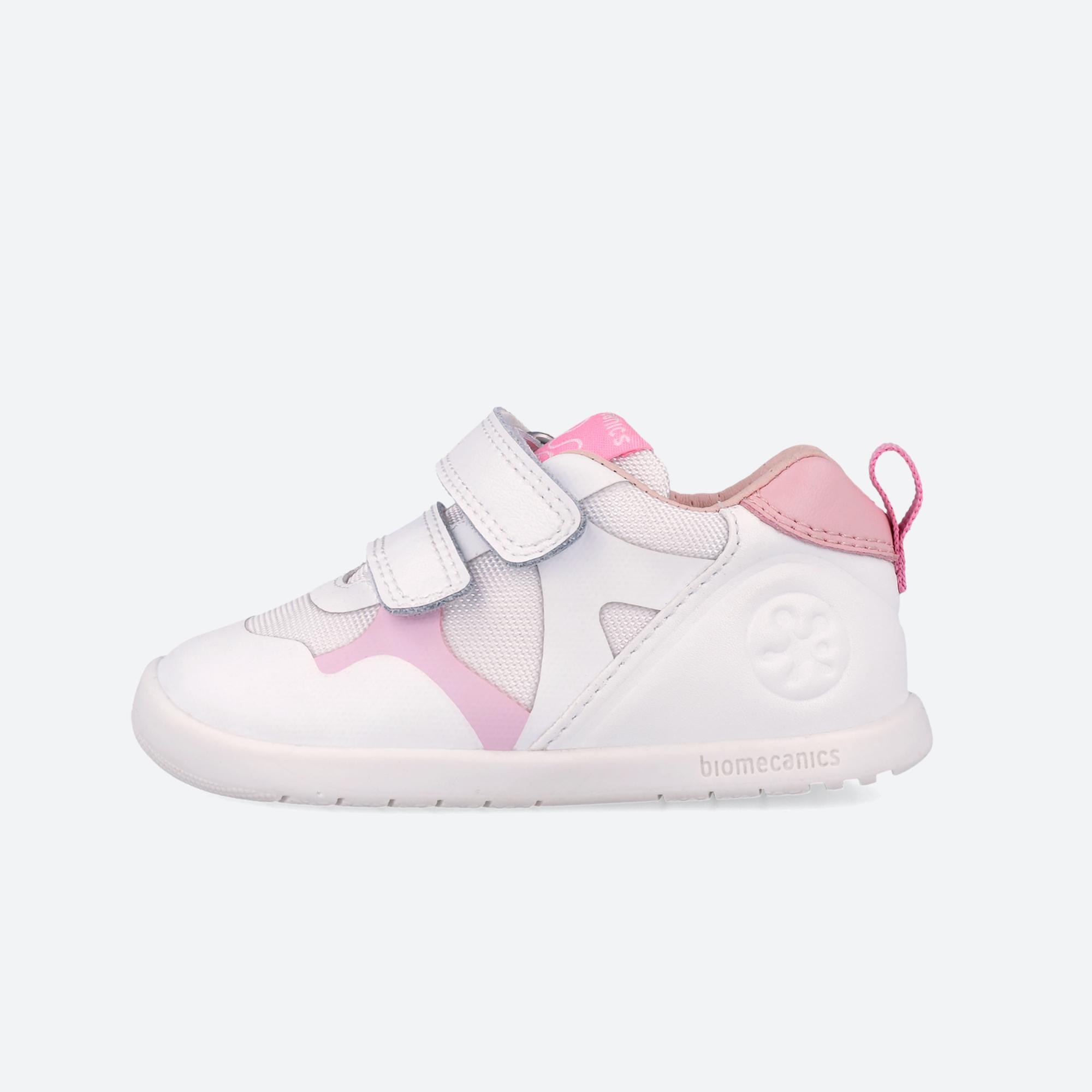 Zapatillas Barefoot Bebé Biomecanics 262165E Blancas Cierre Adherente 6/7