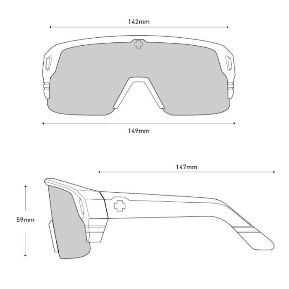 Lunettes de soleil sportstyle Monolith 5050 Matte Black 7/7