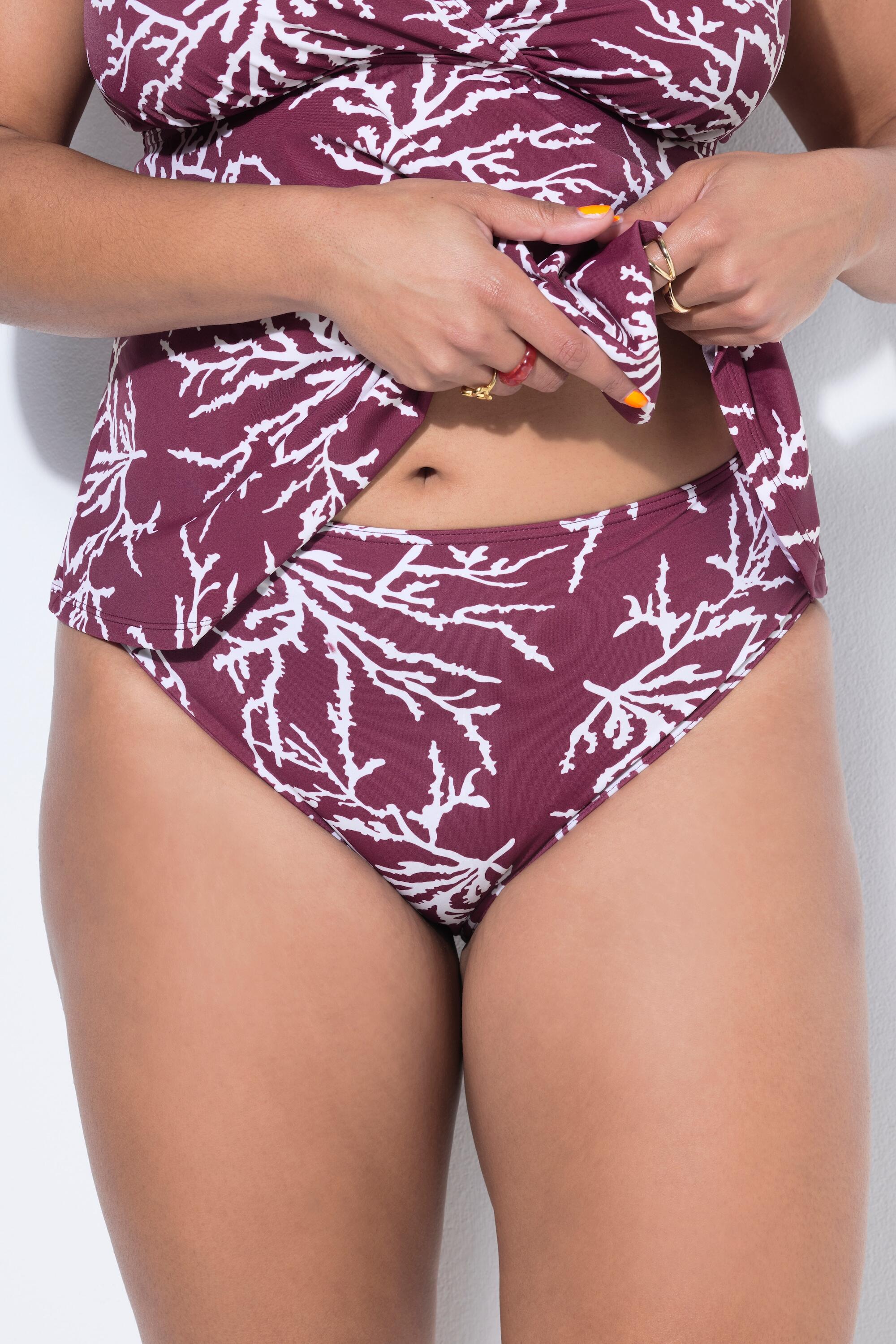 Femme Bas de bikini taille haute imprimé all-over 3/5