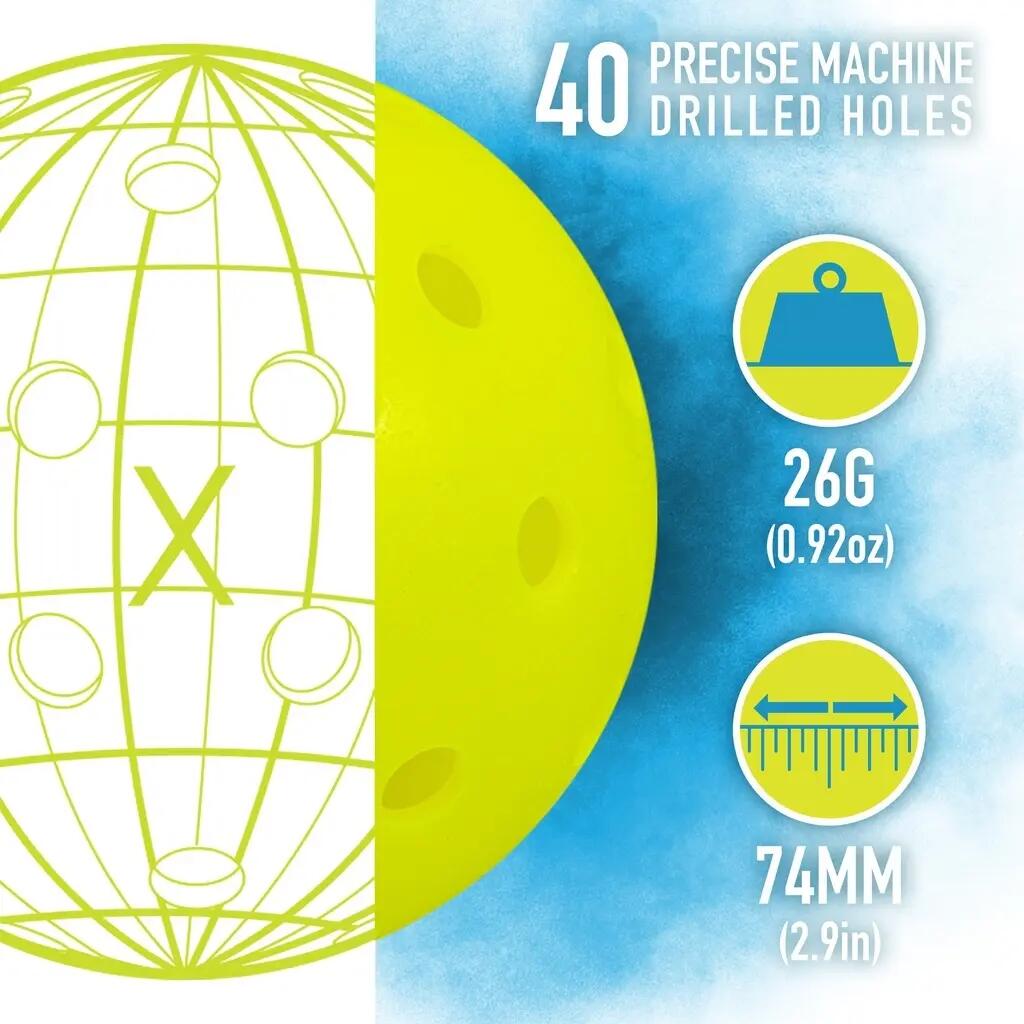Pickleball Franklin Outdoor X-40 (x3) 3/4