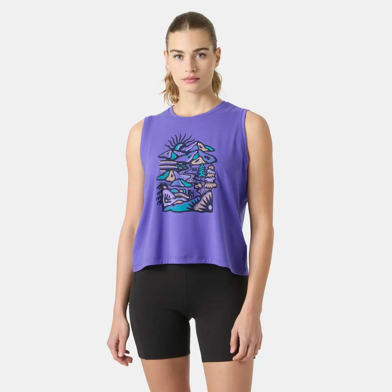Damski tank top Helly Hansen Skog Graphic 2/6