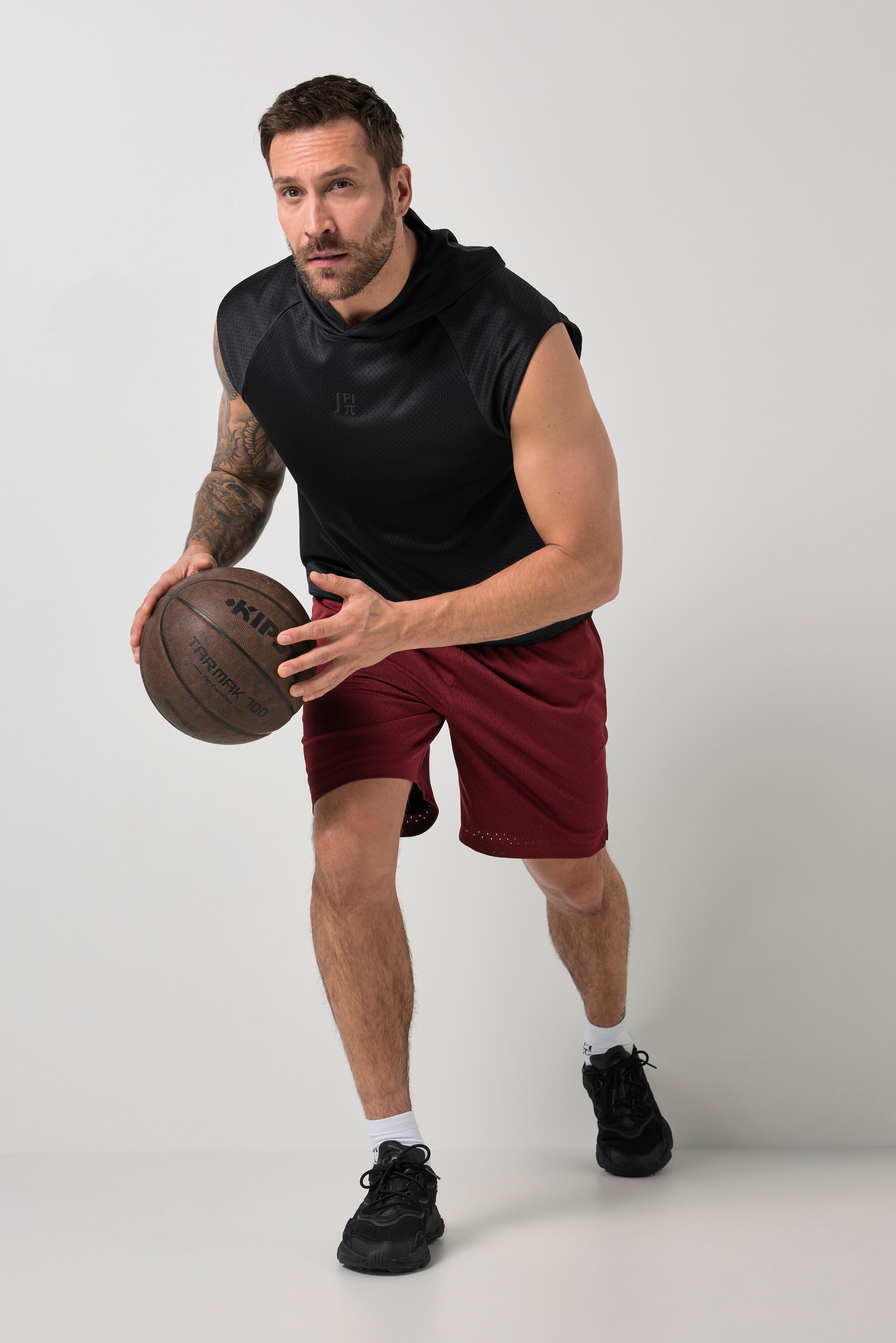 Hommes Sweat-shirt à capuche en mesh ventre confort et séchage QuickDry 3/7