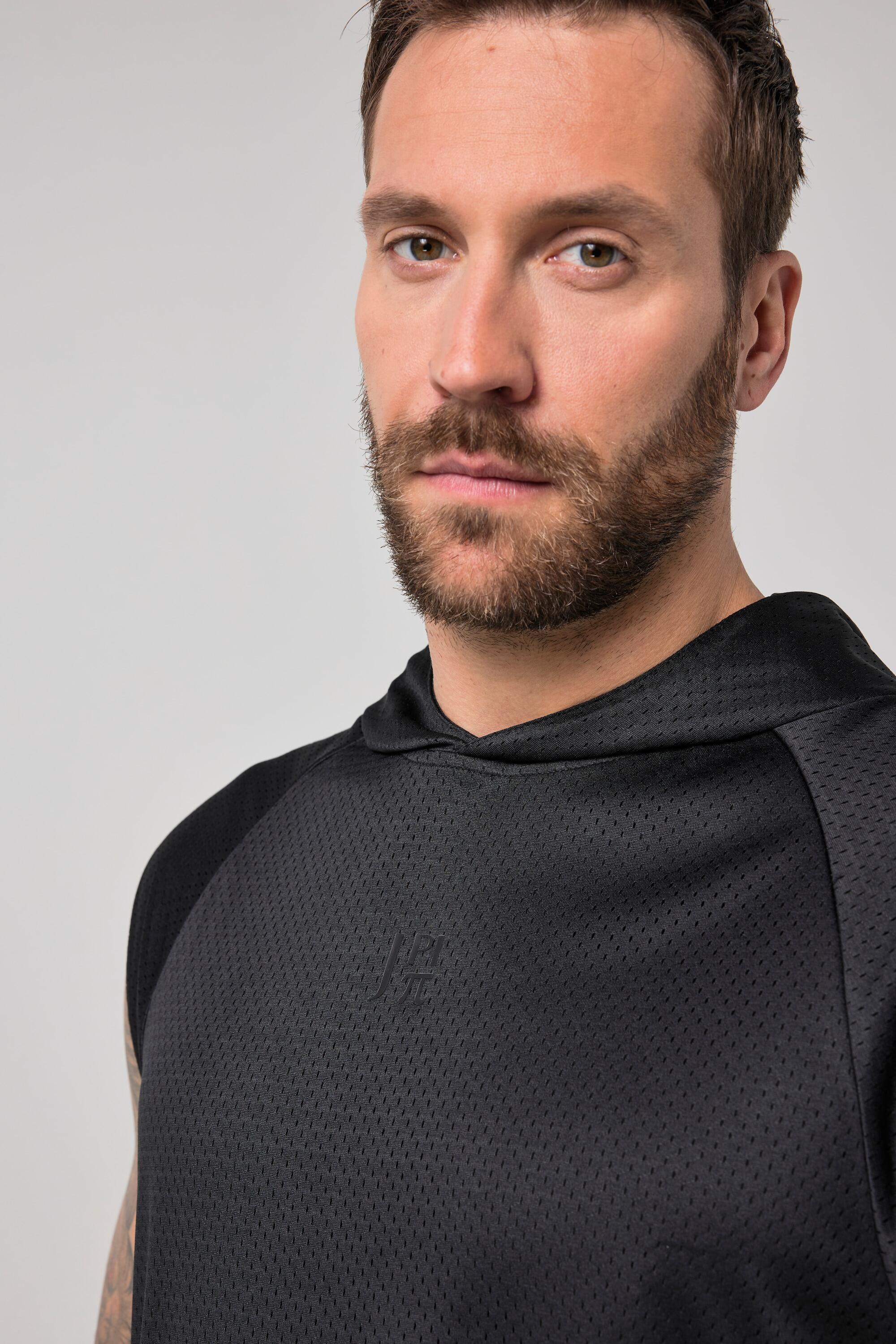 Hommes Sweat-shirt à capuche en mesh ventre confort et séchage QuickDry 4/7