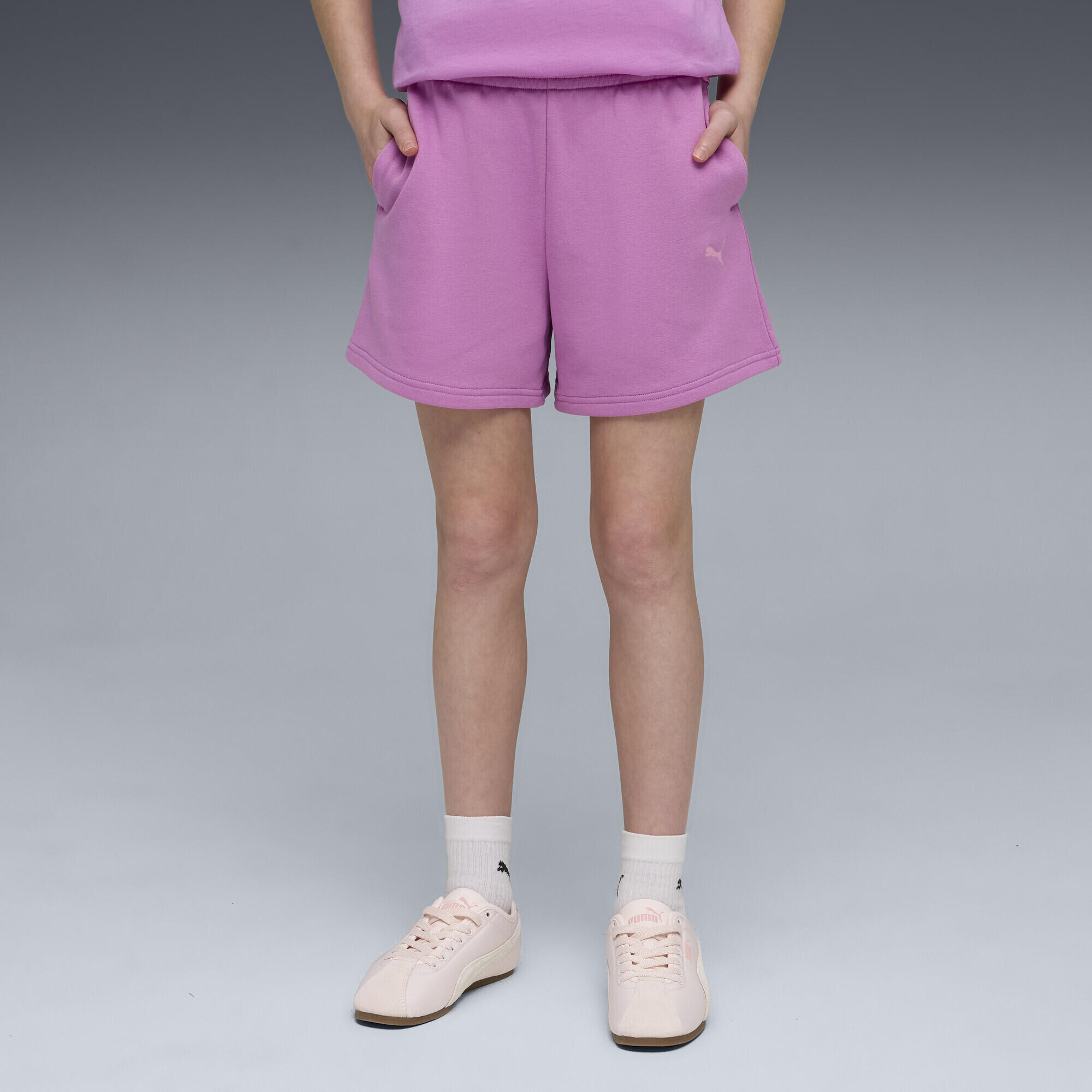 Shorts a vita alta Essentials da ragazza PUMA 2/5