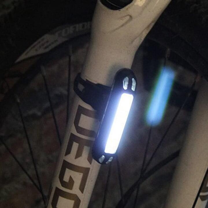 Lampa frontala far LED COB, reincarcabil USB, 5 moduri