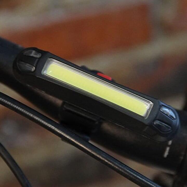 Lampa frontala far LED COB, reincarcabil USB, 5 moduri
