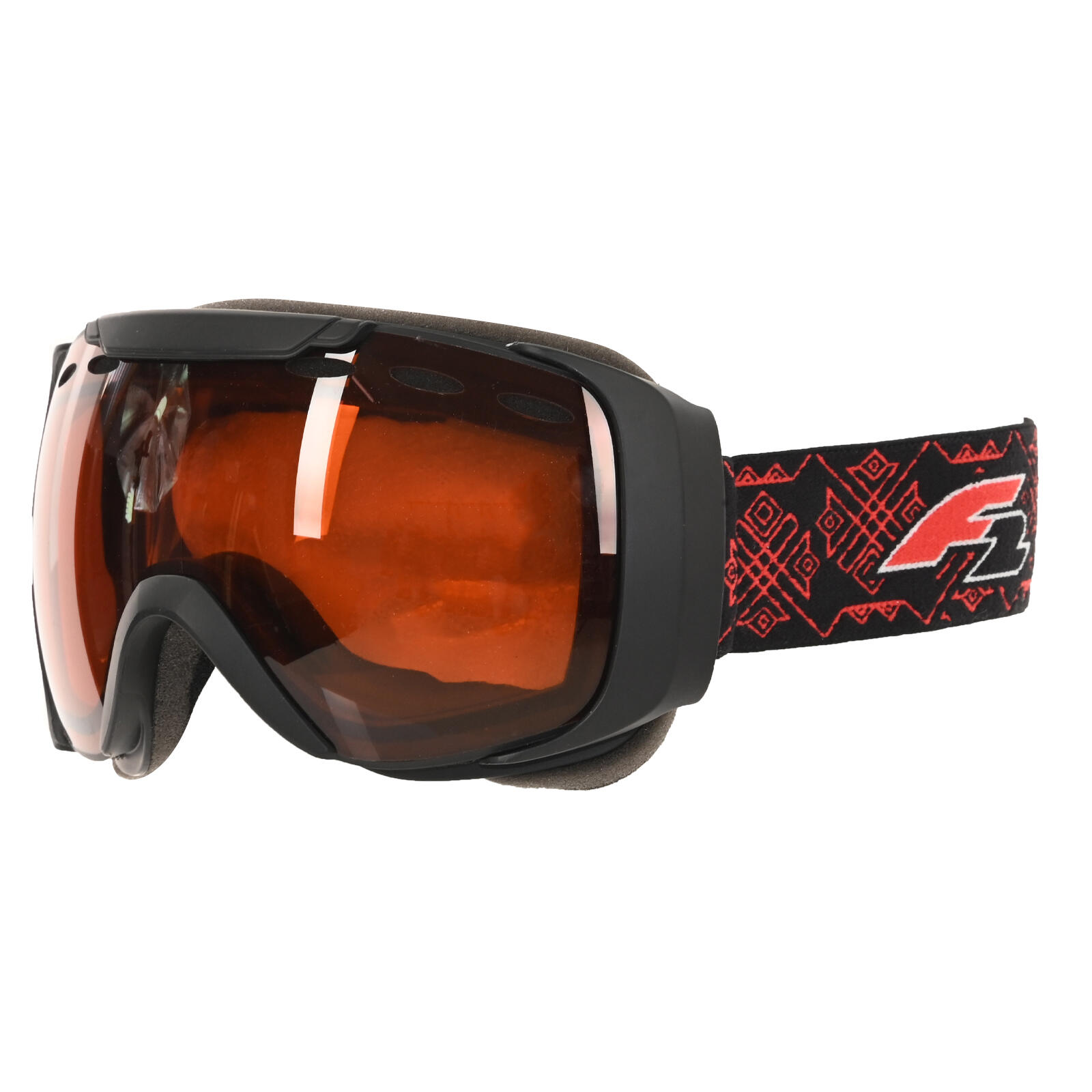 F2  Snowboard Brille Powder Sondermodell One Size Orange 2/3