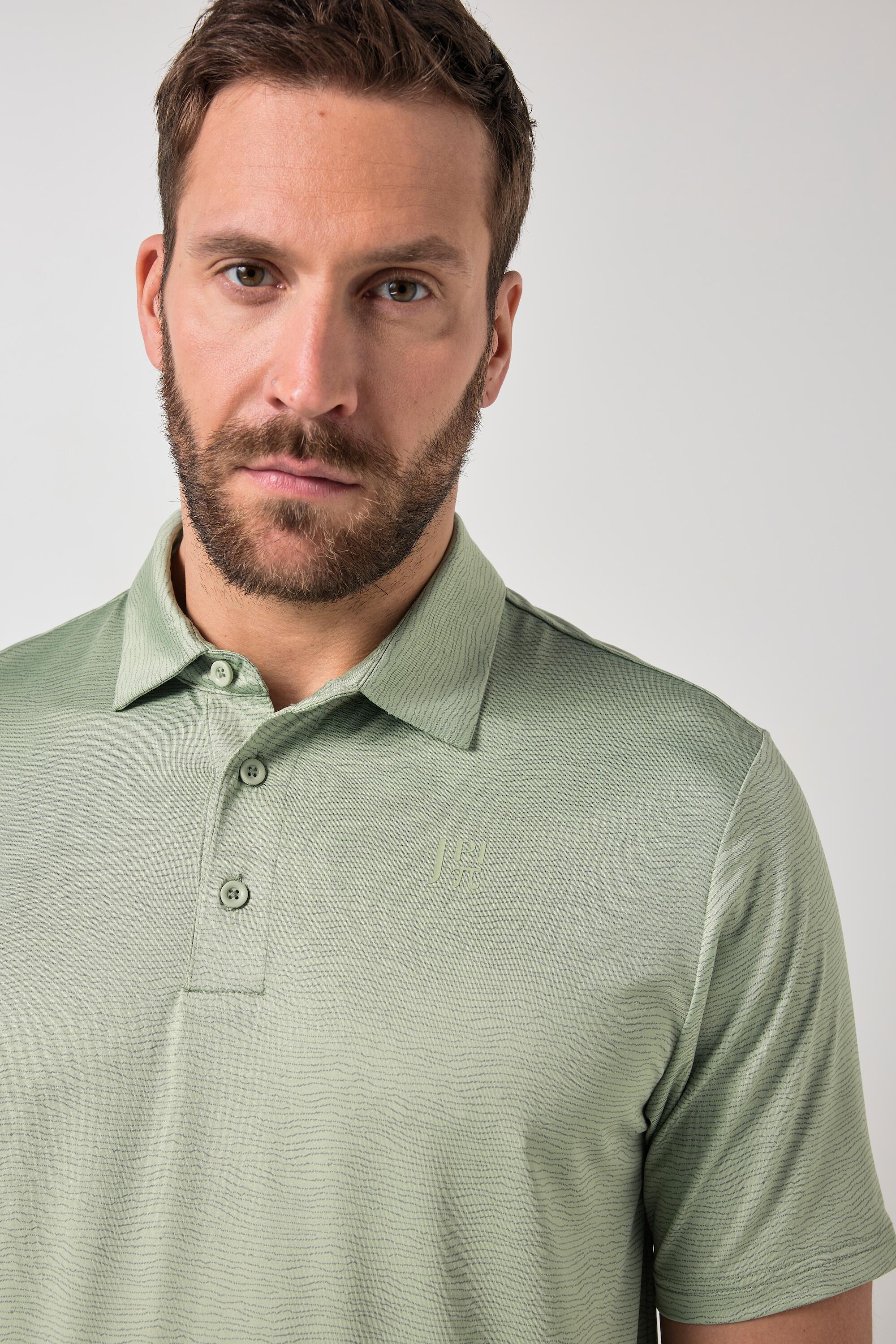 Hommes Polo en piqué imprimé all-over manches courtes technologie FLEXNAMIC® 3/6