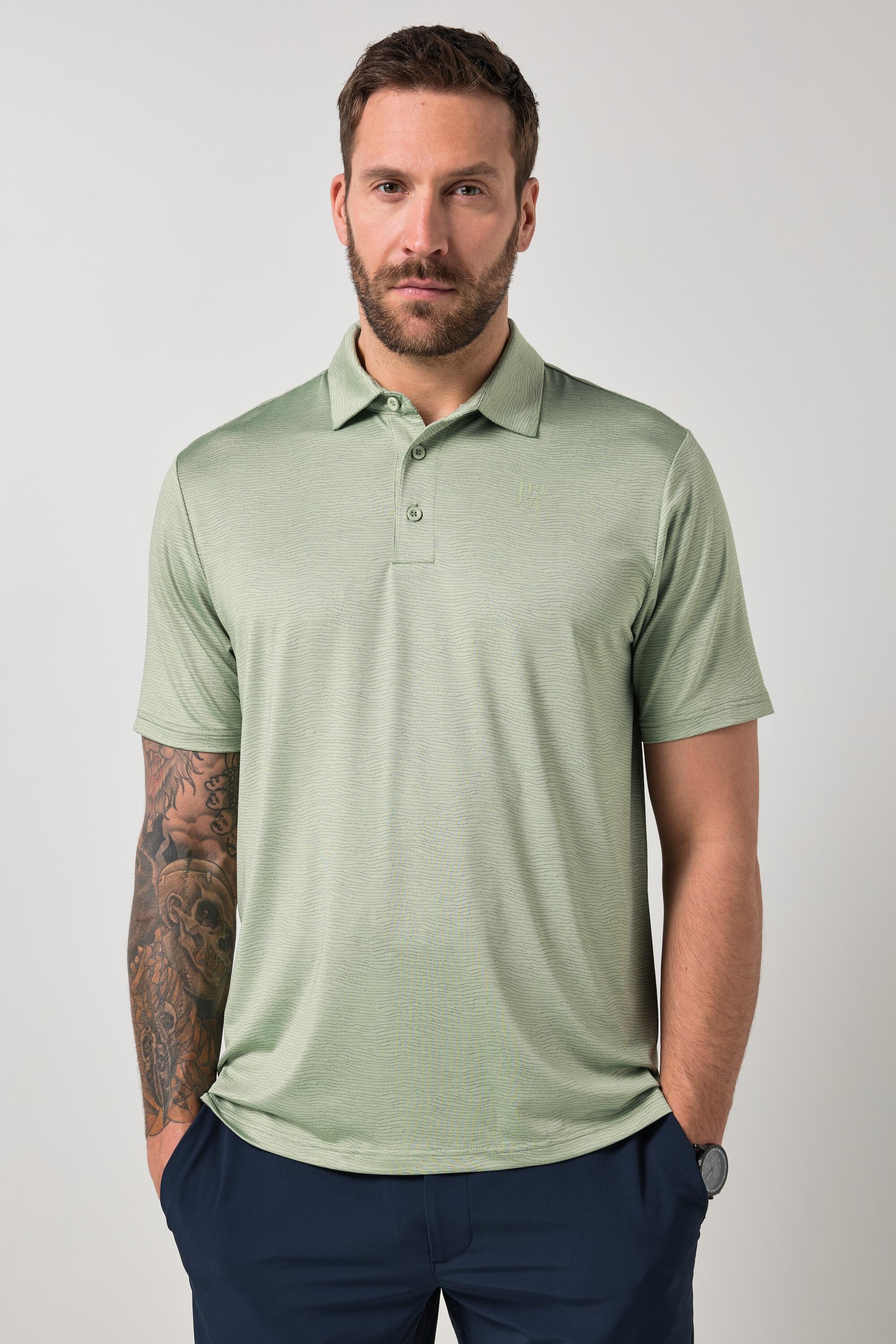 Hommes Polo en piqué imprimé all-over manches courtes technologie FLEXNAMIC® 1/6