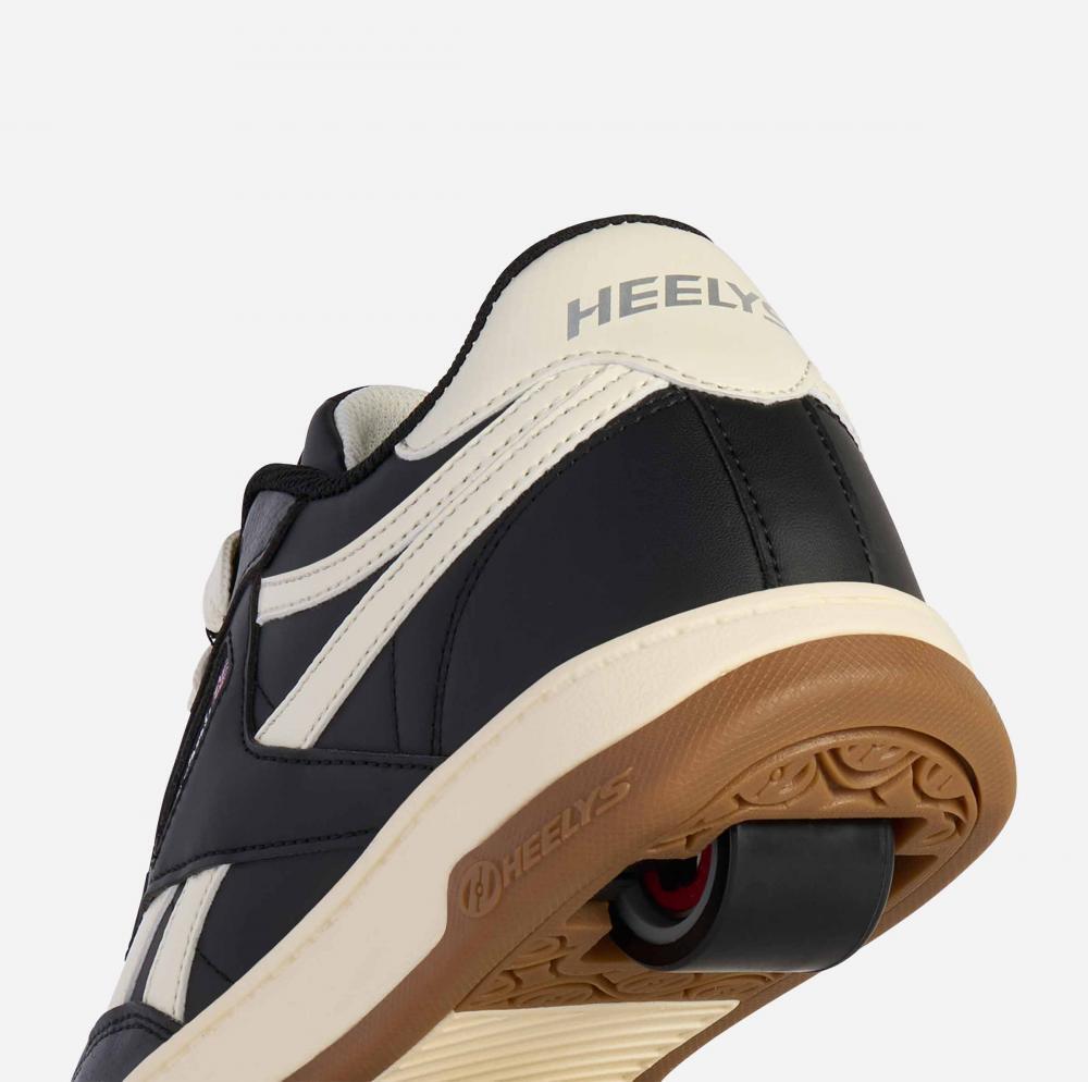 Heelys X Reebok Club C Black/Cream Kids Heely Shoe 5/5