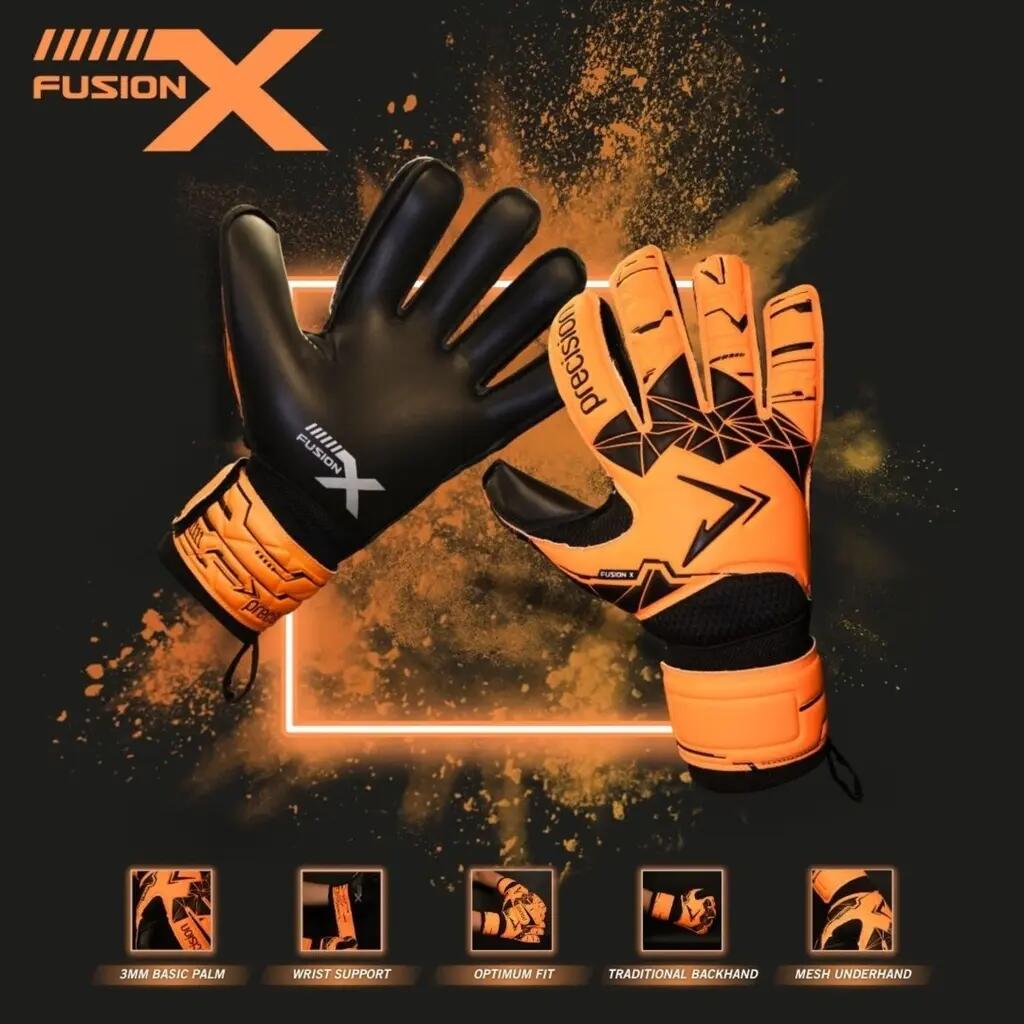 Guanti portiere Precision Fusion X Flat Cut Essential 5/5