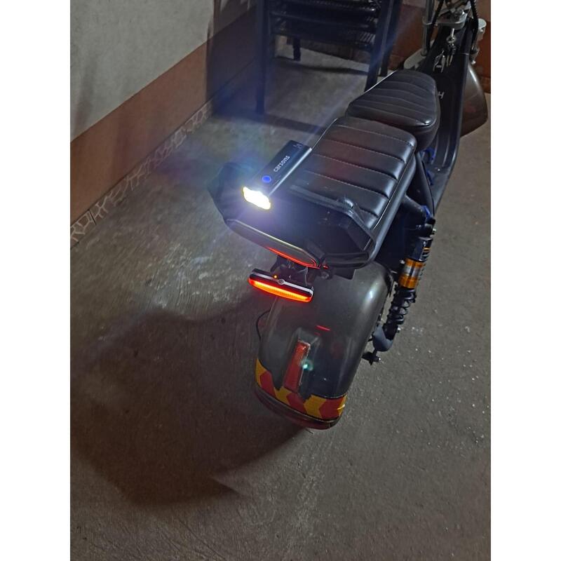 Stop COB LED Carsons, reincarcabil USB, 6 moduri