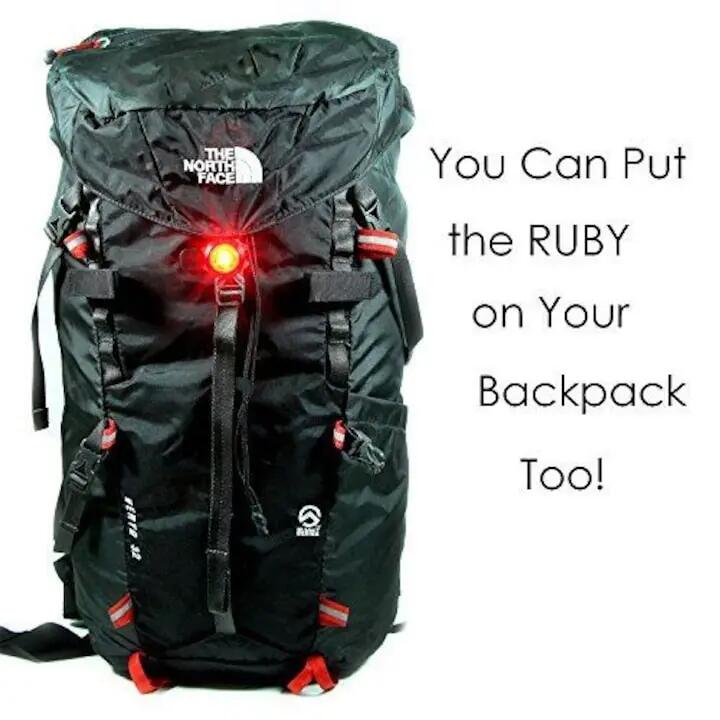 Stop ruby, 3 moduri luminare, aliaj aluminiu 4/7