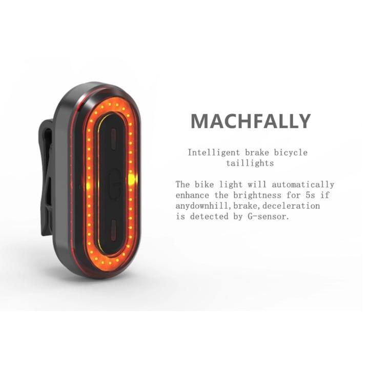 Stop oval COB LED Carsons, reincarcabil USB, 6 moduri