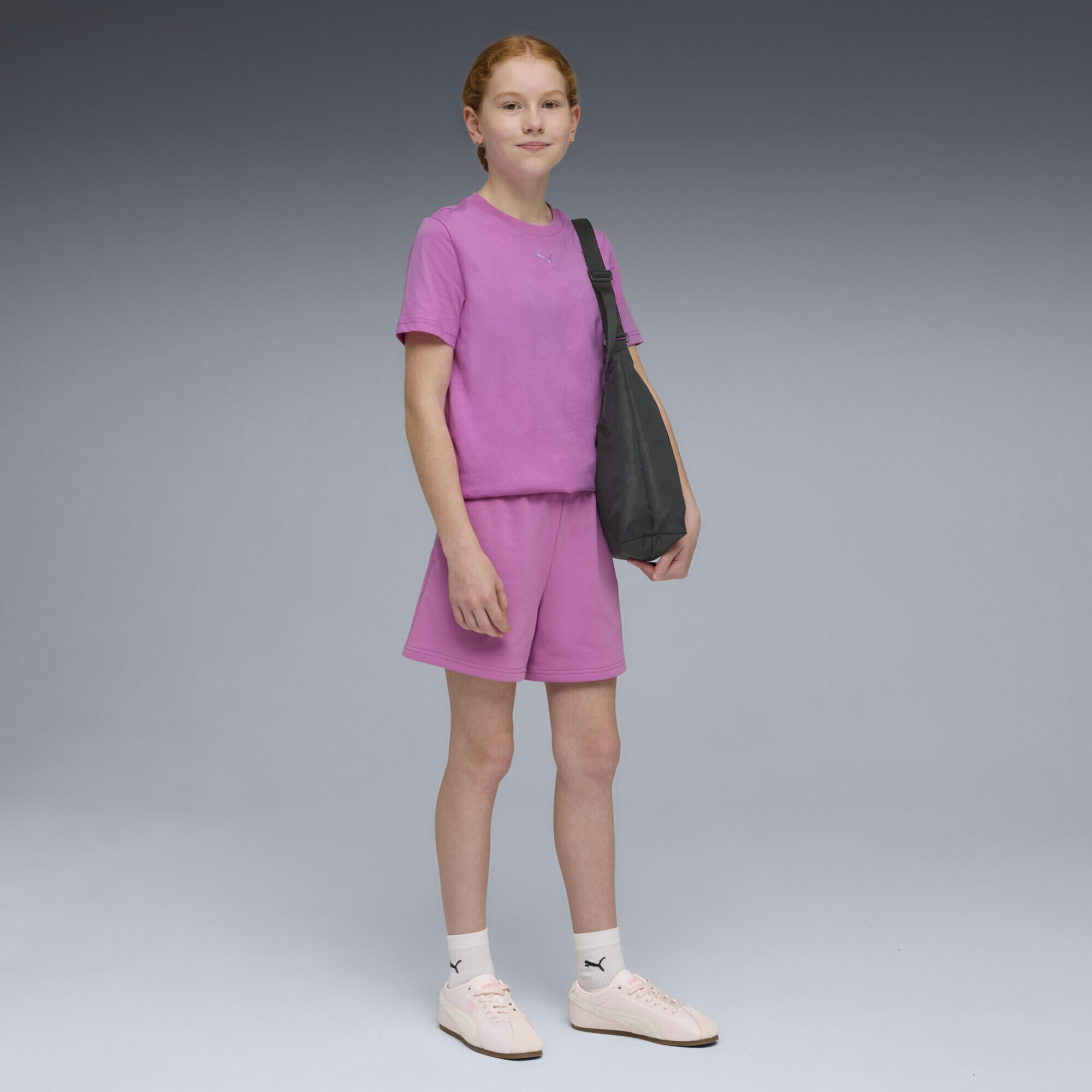 Shorts a vita alta Essentials da ragazza PUMA 4/5