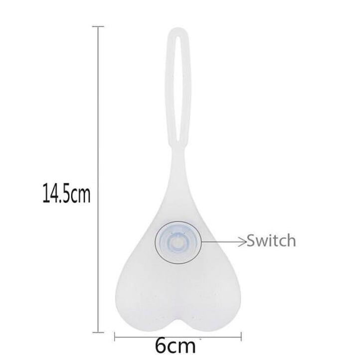 Stop spate balls, silicon, 3 moduri luminare, baterii incluse