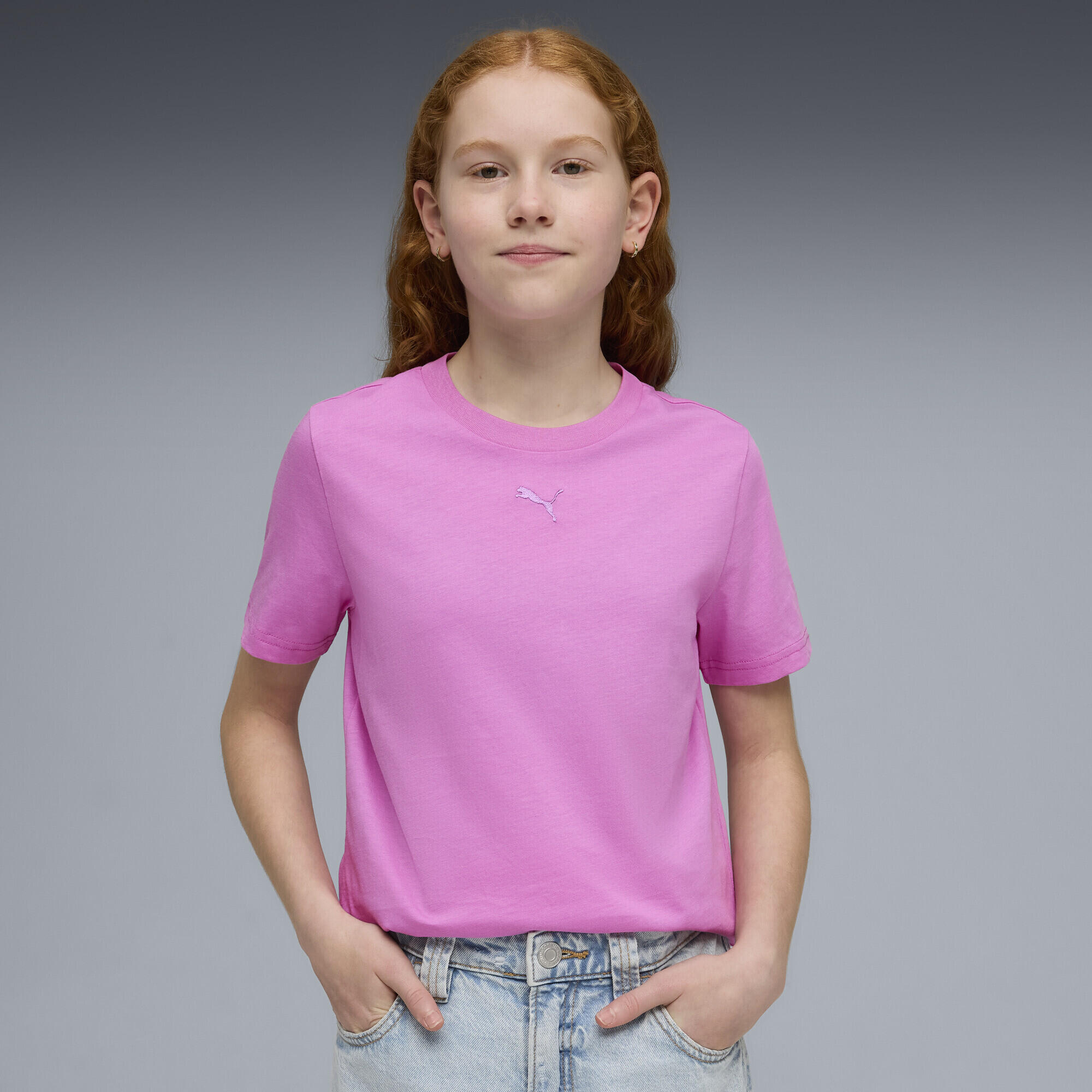 Puma Ess Centered Cat Logo Tee Gkids póló 2/5