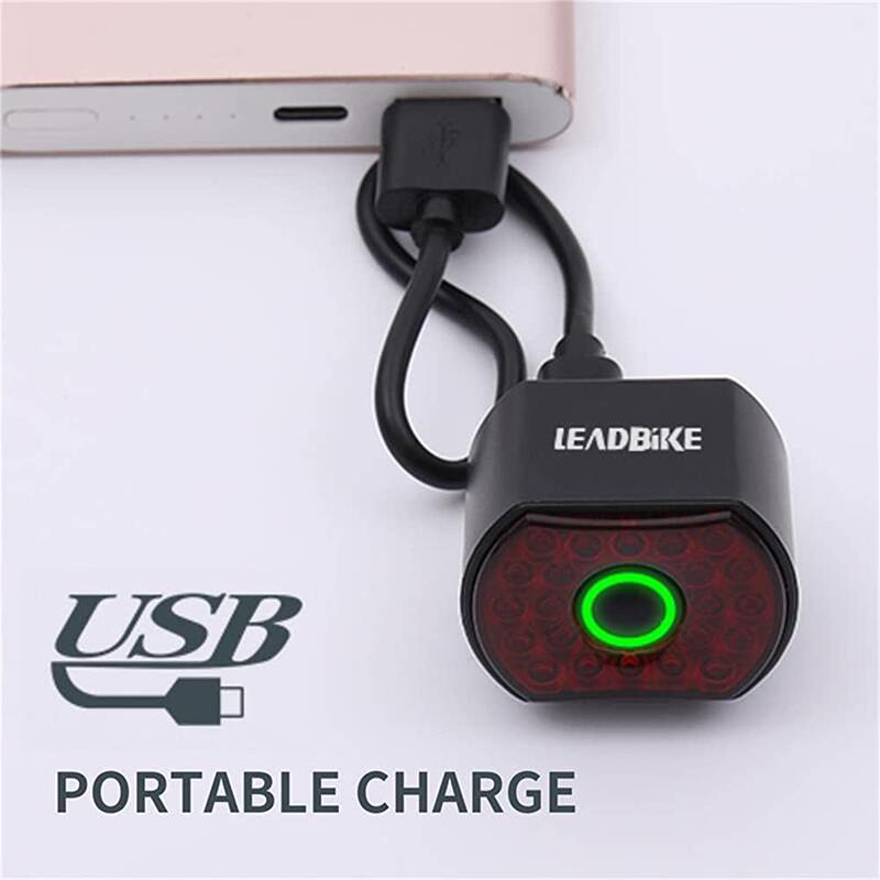 Stop inteligent smart cu senzor de franare, 6 moduri, indicator baterie