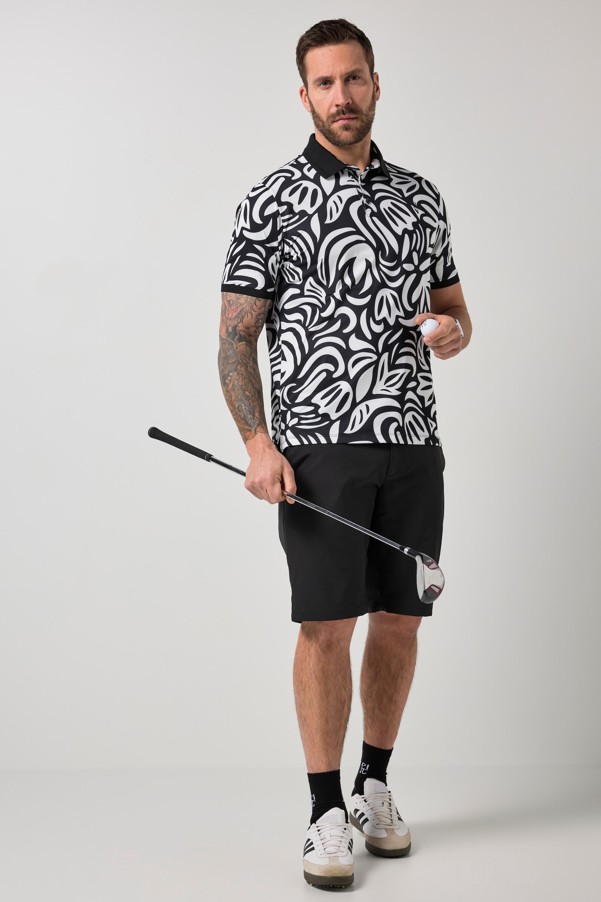 Hommes Polo en piqué imprimé all-over manches courtes technologie FLEXNAMIC® 2/6