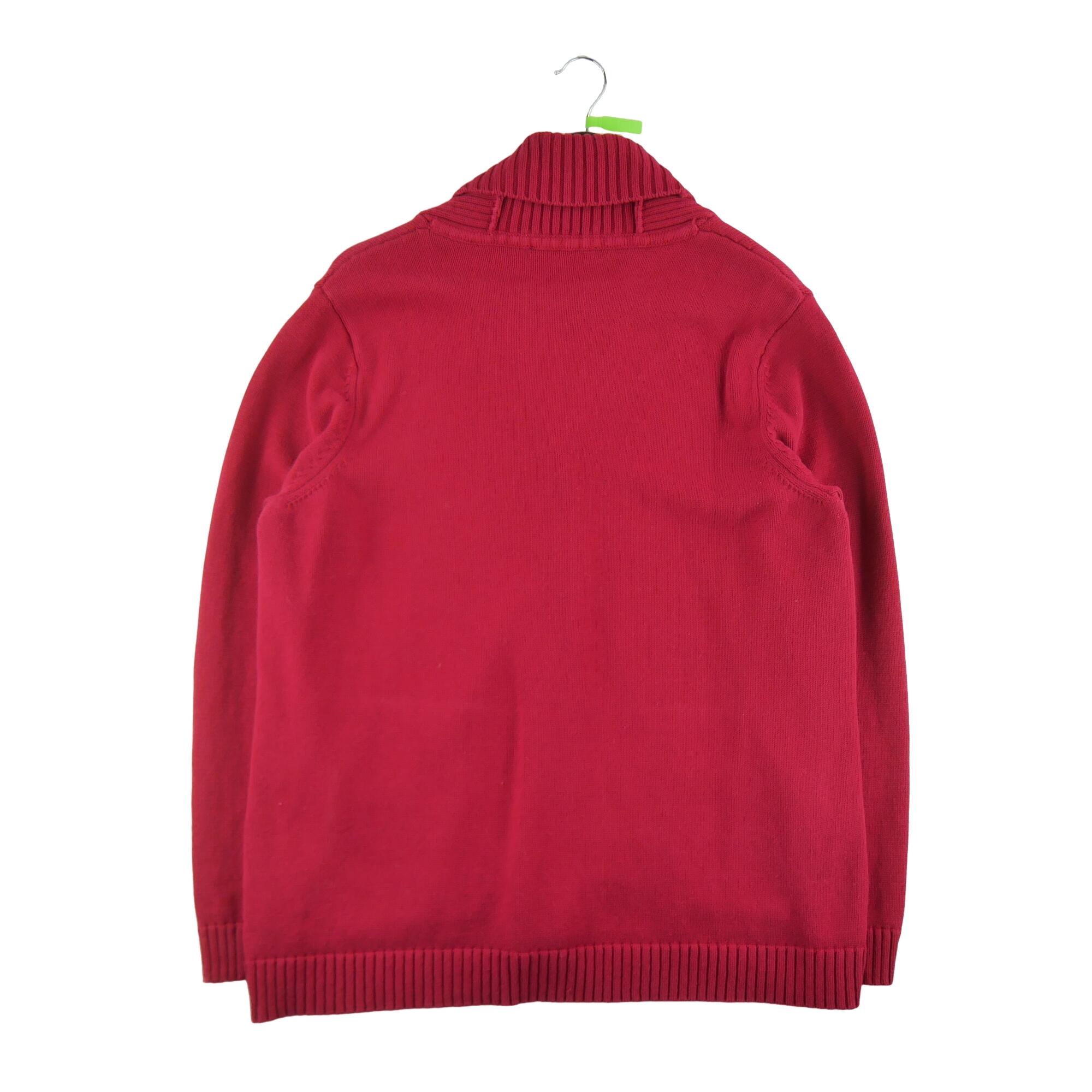 Seconde vie - Gilet Femme cardigan Rouge - Très bon état 2/5