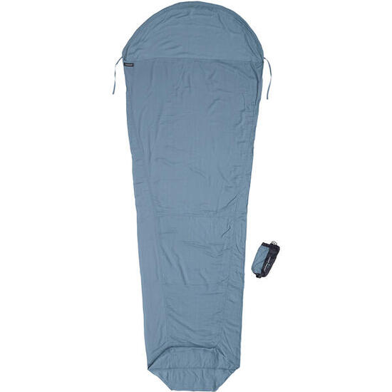 Cocoon Mummy Liner Lakenzak - 100% Lyocell Eucalyptus green