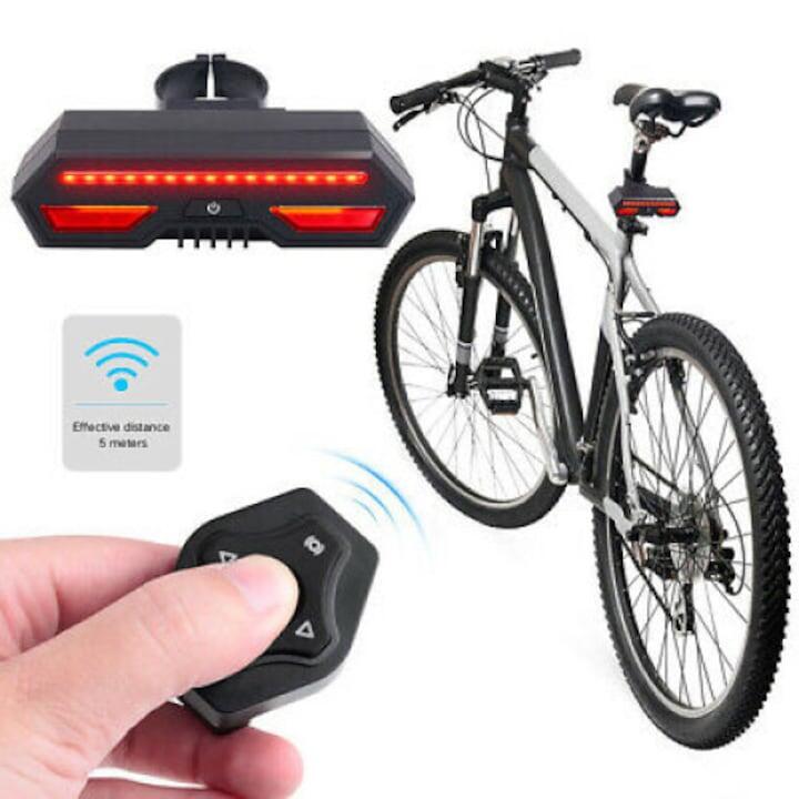 Stop wireless Carsons cu semnalizare si telecomanda pentru bicicleta / trotineta