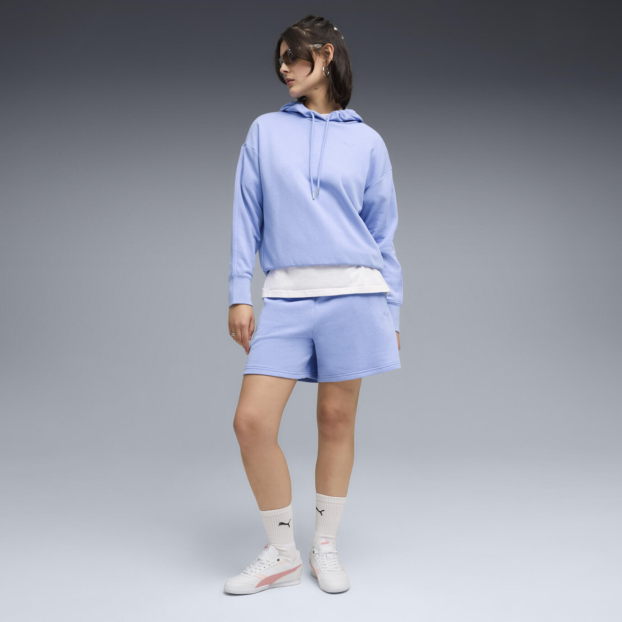 Survêtement décontracté à capuche avec short Femme PUMA 2/5