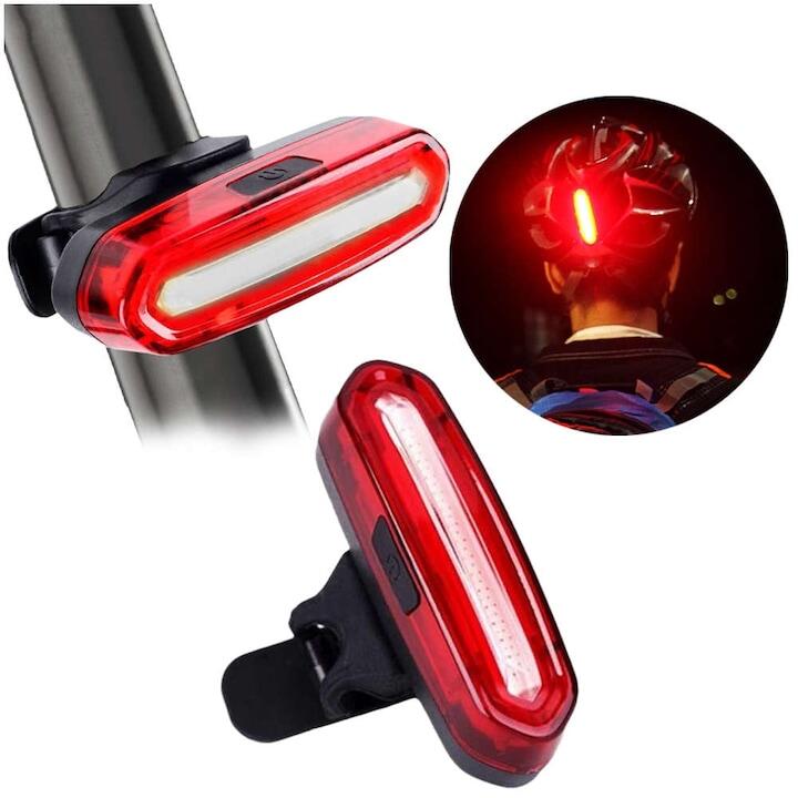 Stop line Carsons, reincarcabil USB, 6 moduri luminare