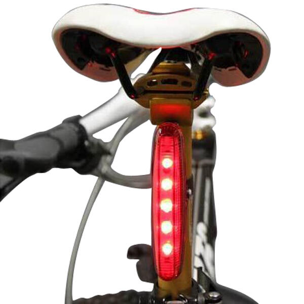 Stop 5 LED lung, 3 moduri luminare, 2 baterii AAA