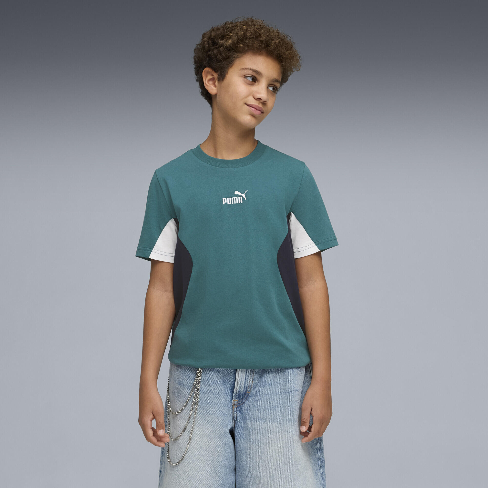 T-shirt Essentials+ Block da uomo PUMA 2/5