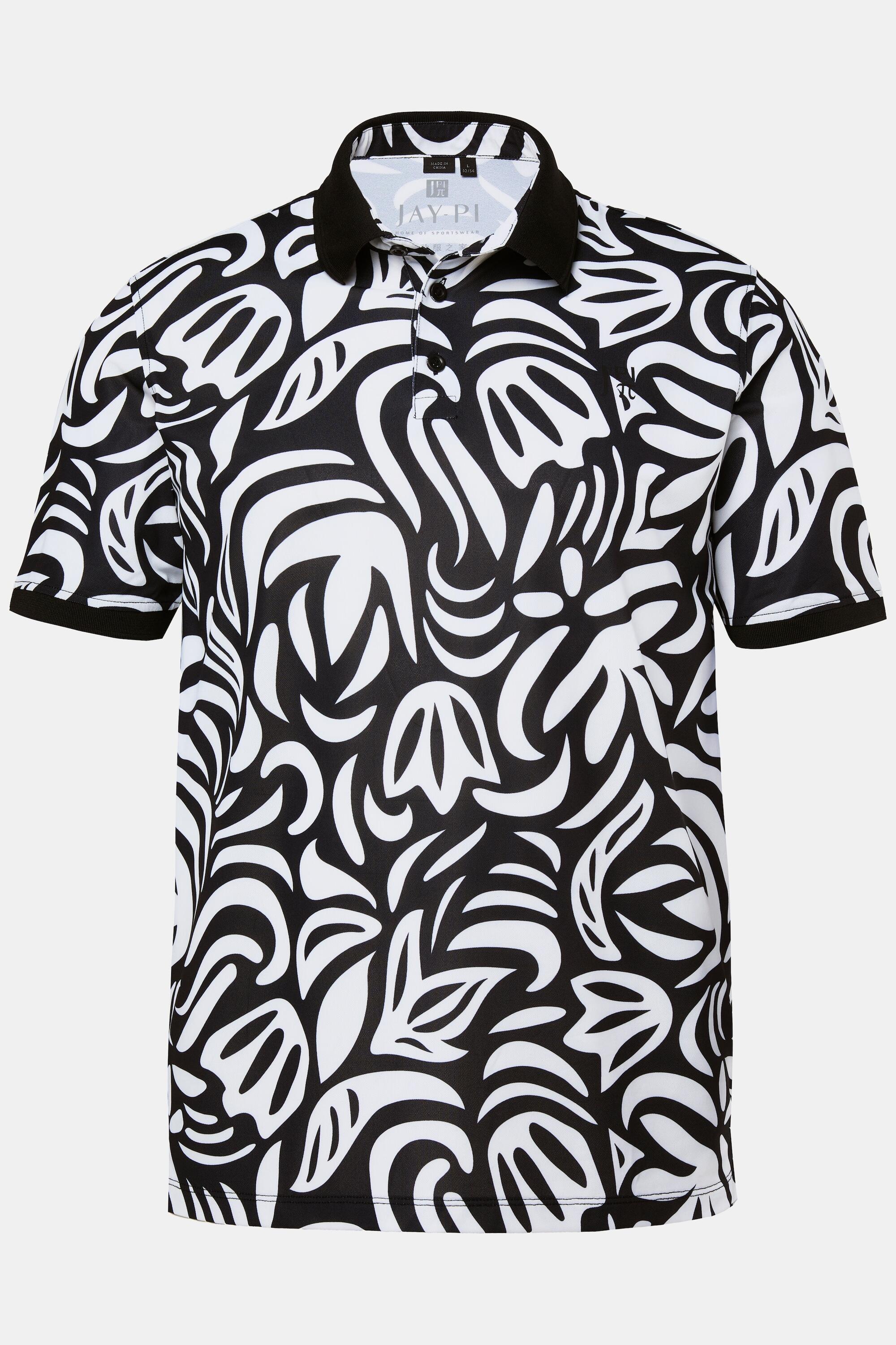 Hommes Polo en piqué imprimé all-over manches courtes technologie FLEXNAMIC® 4/6